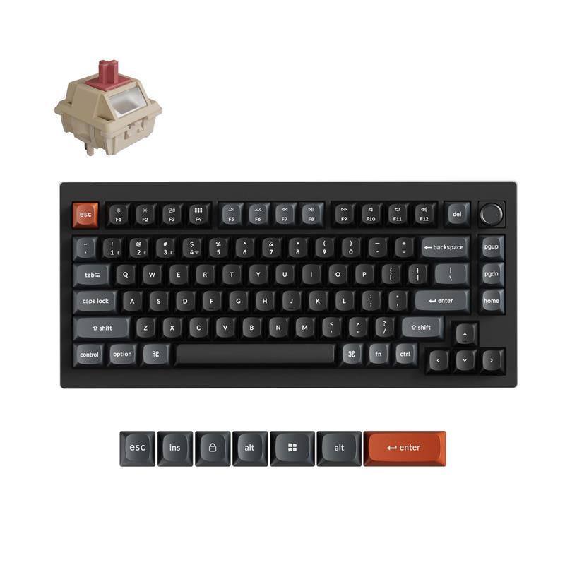 Keychron V1 Ultra 75% Keyboard Linear switches(Open Box)