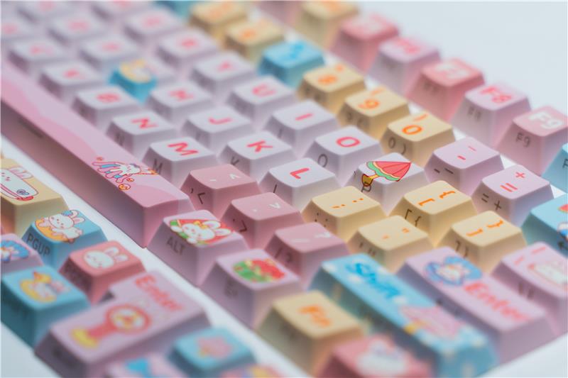 GAOXD Série design Touches en PBT Dye Sub de profil Cherry