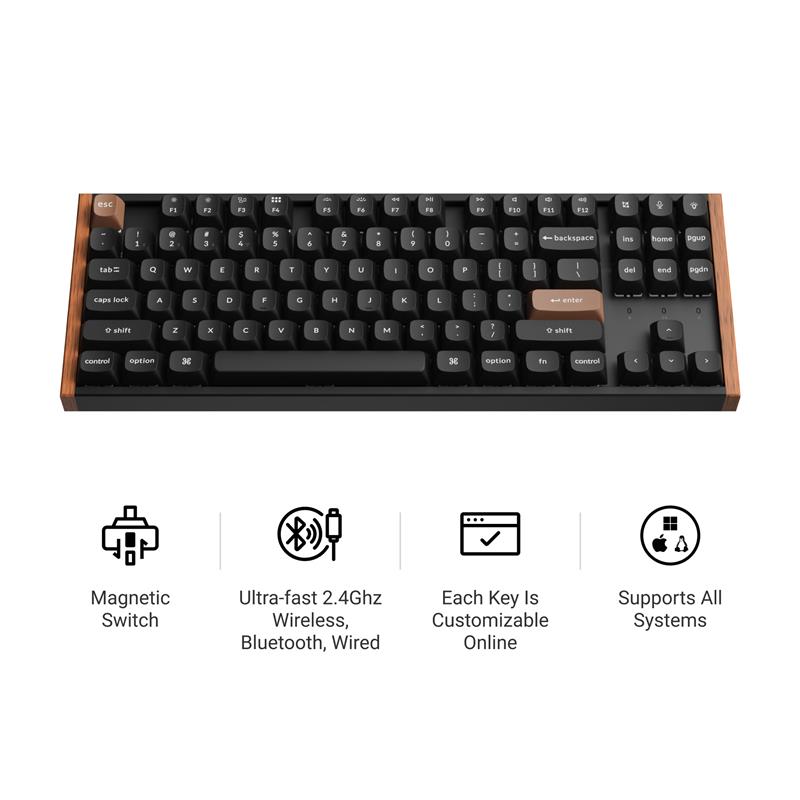 Keychron K8 HE TKL (80 %) Clavier Interrupteurs magnétiques