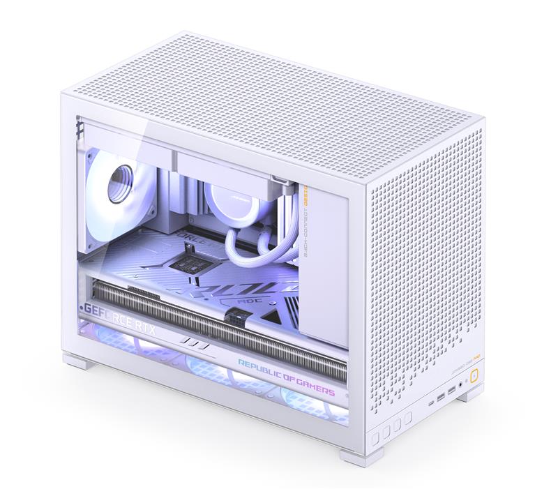 JONSBO D32 PRO Micro-ATX PC Case，White