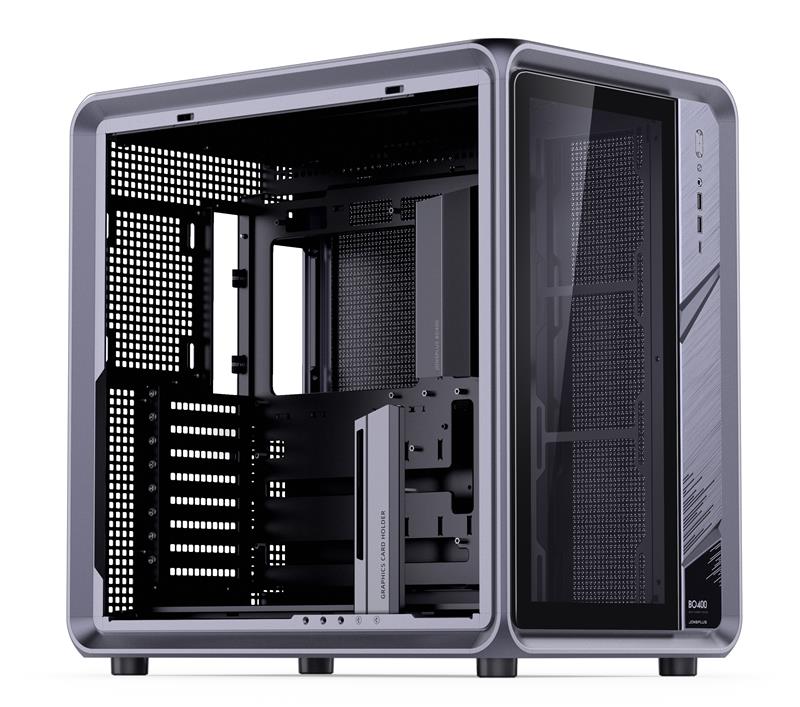 JONSBO BO400 ATX Computer Case， Aluminum Frame，High Comp PC Case