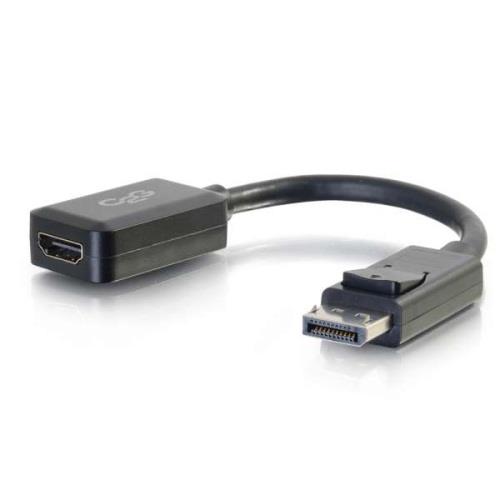 C2G DisplayPort Male to HDMI Female Adapter Converter (Black) - 8in