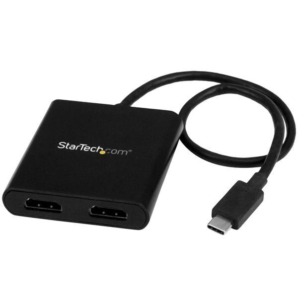 StarTech USB-C to HDMI Multi-Monitor Splitter - 2-Port MST Hub (MSTCDP122HD) | -Maximize your productivity by connecting two...