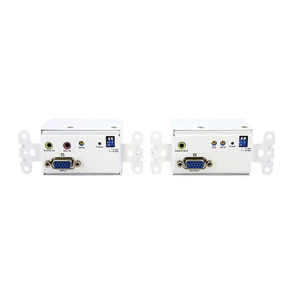 StarTech VGA Wall Plate Video Extender over Cat5 with Audio (STUTPWALLA) | -VGA video and audio extension up to 300m/950ft (Ple