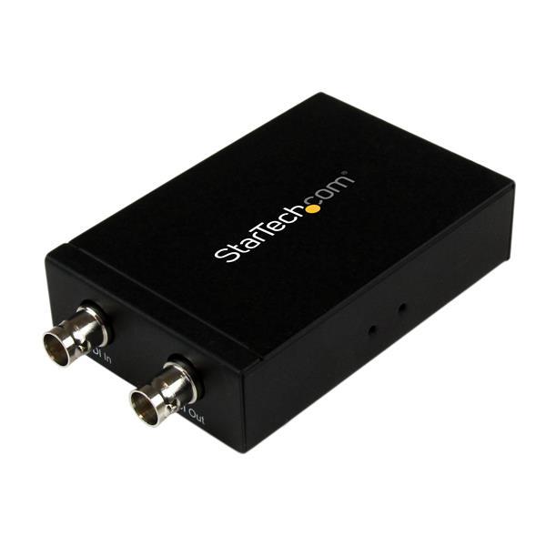 StarTech SDI to HDMI Converter – 3G SDI to HDMI Adapter with SDI Loop Through Output (SDI2HD)