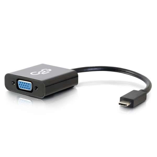 C2G USB 3.1 USB-C To VGA (PC) Video Adapter (Black)