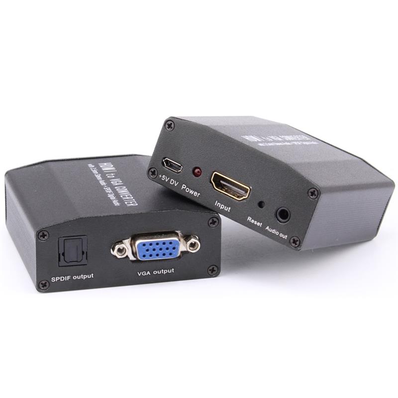 iCAN HDMI v1.3 to VGA + 3.5mm Audio (1 pack)