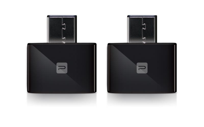 MEDIASONIC USB-C to Micro USB 2.0 / 3.0 Adapter - 2PK (Black)