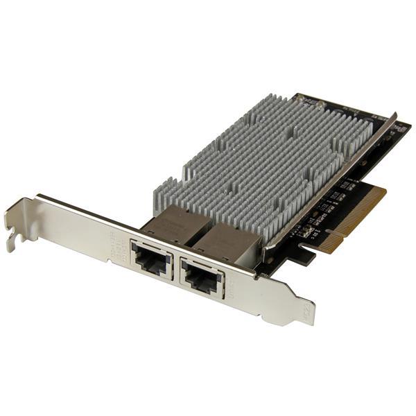 Startech 2-Port PCI Express 10GBase-T Ethernet Network Card - with Intel X540 Chip (ST20000SPEXI)