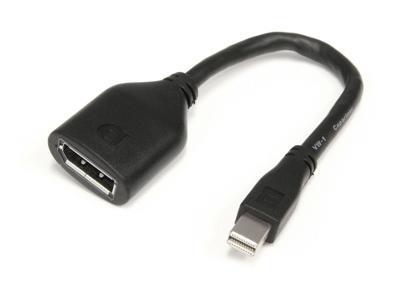 StarTech Mini DisplayPort to DisplayPort Video Cable Adapter - M/F 6in (MDP2DPMF6IN)