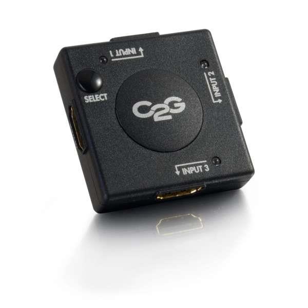 C2G 3-Port Compact HDMI Switch (40734)