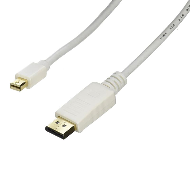 iCAN DisplayPort to Mini DisplayPort Cable, Male to Male, Gold Plated, 6FT(Open Box)