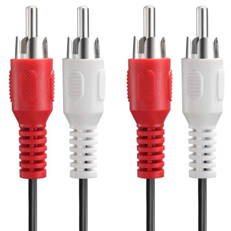 iCAN RCA 2 x Audio Red/White Cable M/M - 6 ft.