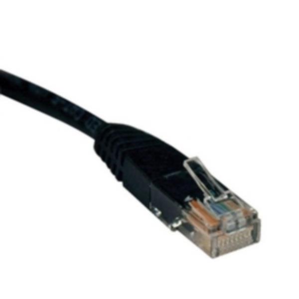 TRIPP LITE Cat5e UTP Patch Cable (Black) - 1 ft. (N002-001-BK)