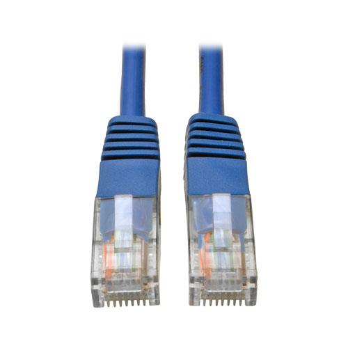 Tripp Lite Cat5e 350MHz Snagless Molded Cable(Blue) - 25 ft | N002-025-BL