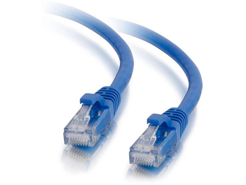 C2G Cat5e Patch Cable - RJ-45 Male Network - RJ-45 Male Network - 25ft - Blue BLUE (15212)