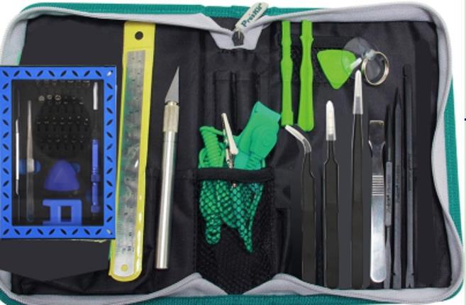 King'sdun 50-in-1 Pro Toolkit for Opening, Refurbishing, Repairing Smart Phone, PAD, Notebook, Camera and Video Games (KS-68...