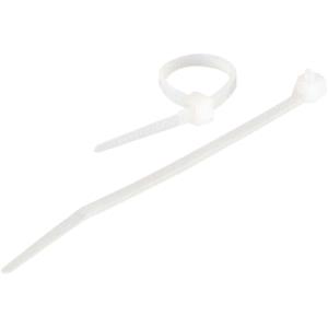 Cable To Go 7.5in Cable Ties Multipack (100 pack) - White (TAA Compliant) (43034)