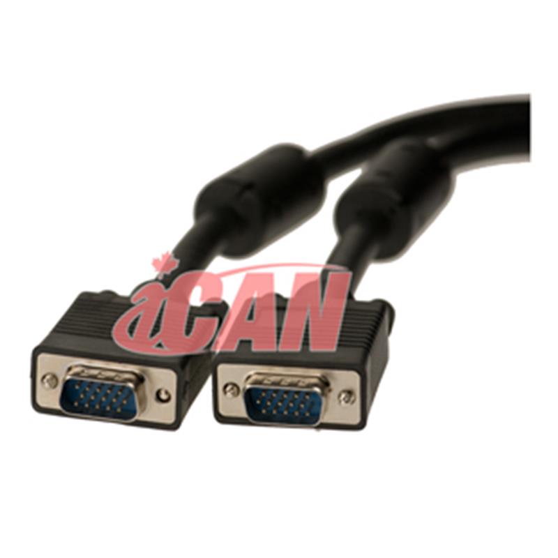 iCAN SVGA Cable, Triple Shielded, M/M, 6FT(Open Box)