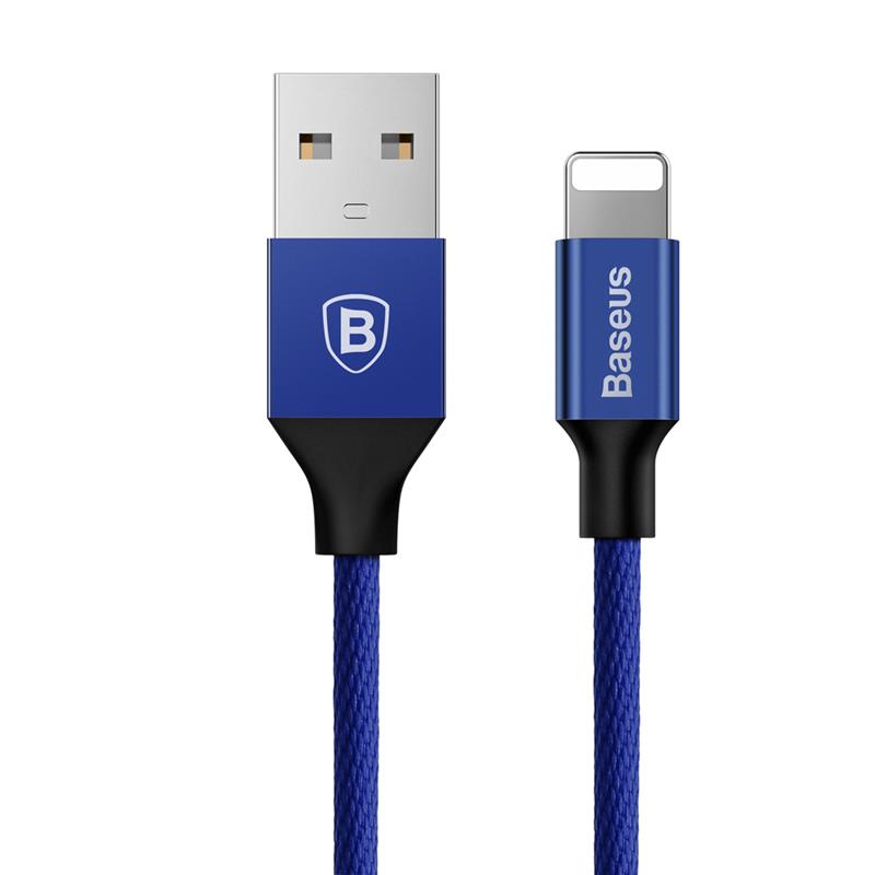 BASEUS Yiven Lightning Cable, 2A, 1.8M, Navy Blue(Open Box)