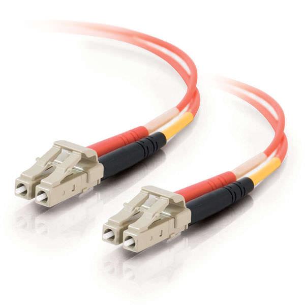 Cables To Go LC-LC 62.5/125 OM1 Duplex Multimode PVC Fiber Optic Cable - Orange 3m (33174)