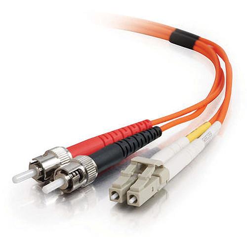 Cables To Go LC-ST 62.5/125 OM1 Duplex Multimode PVC Fiber Optic Cable - Orange 3m (33165)