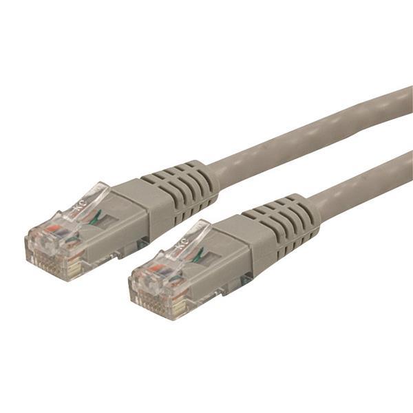 StarTech 6 ft Gray Molded Cat6 UTP Patch Cable - ETL Verified