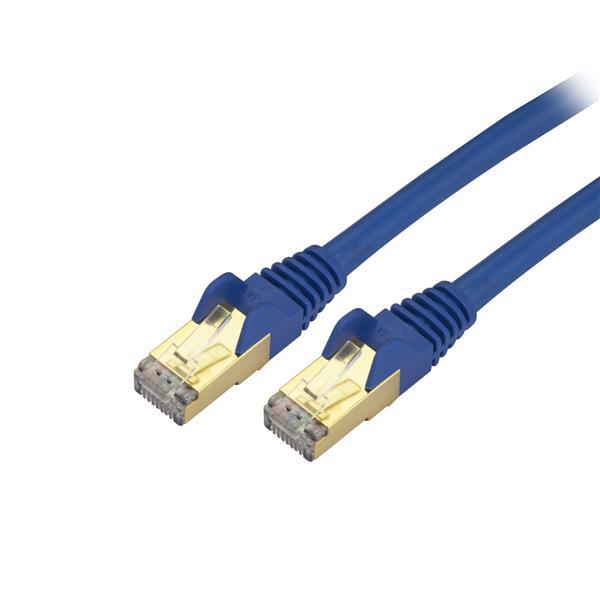 STARTECH Shielded CAT6A Patch Cable  - Blue 25ft (C6ASPAT25BL)