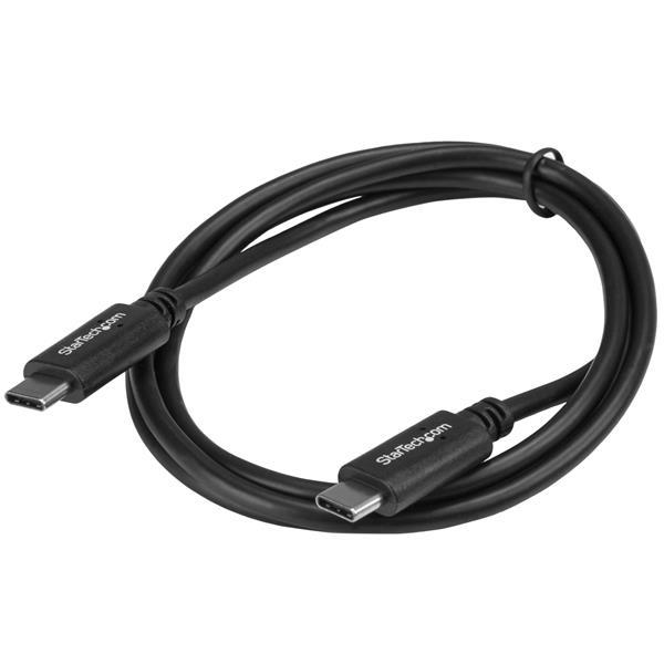 Startech USB-C Cable - M/M - 1 m (3 ft.) - USB 2.0 - USB-IF Certified (USB2CC1M)