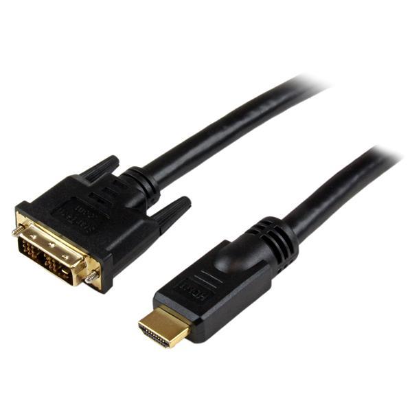 StarTech.com 20 ft HDMI to DVI-D Cable - M/M - 20ft - Black (HDMIDVIMM20)