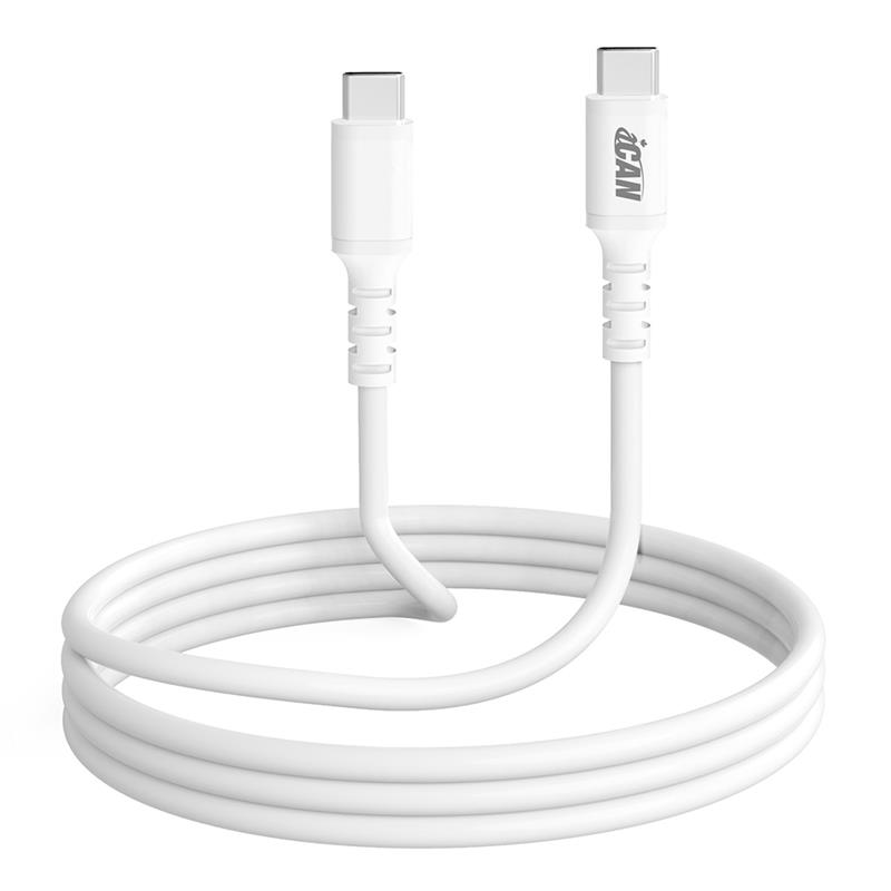 iCAN USB Type-C to Type C Charger Cable – 1m – White