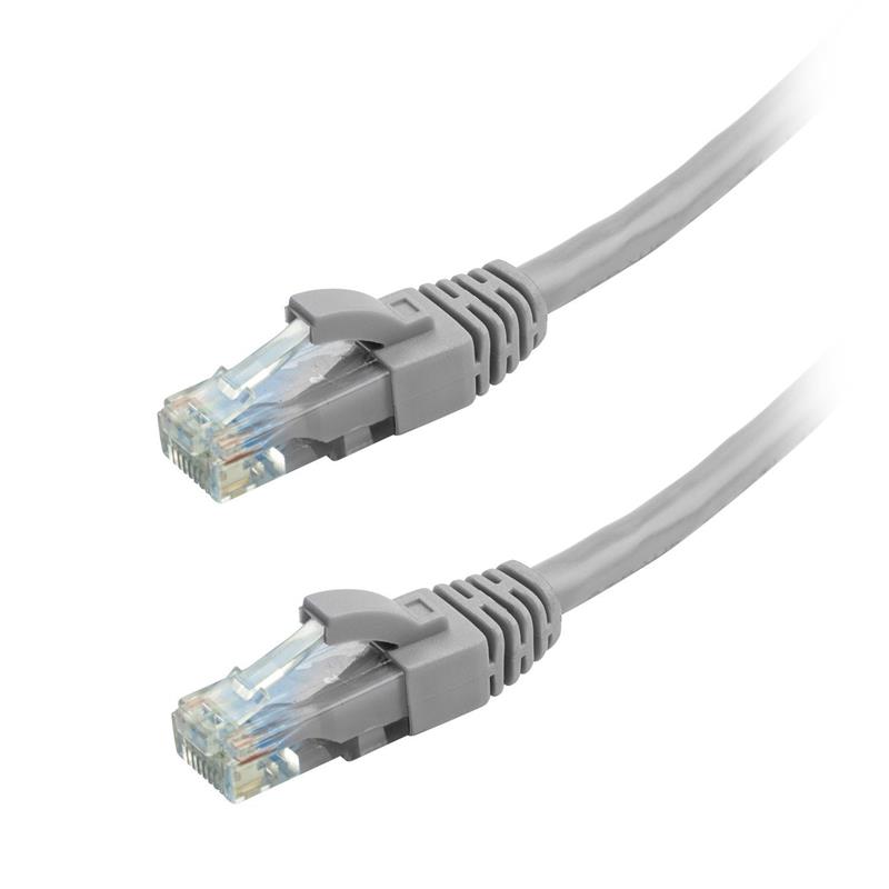 iCAN CAT6 Ethernet Patch Cable, UTP 24AWG, 1FT, Grey