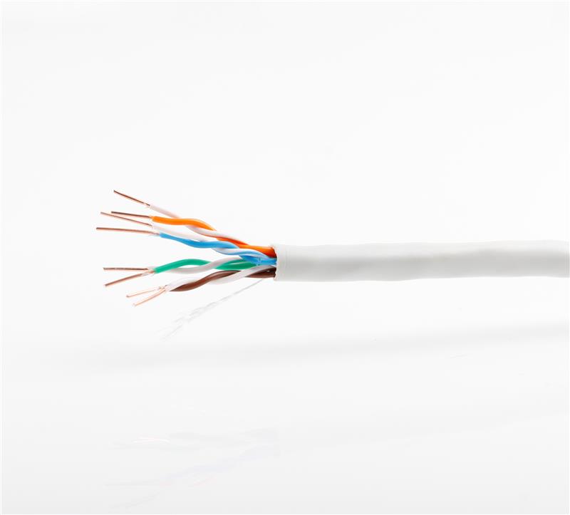 iCAN 1000 ft Bulk Cat5e, CCA  (Copper Clad Aluminum) Ethernet Cable, 24 AWG, UTP Pull Box, CM Rated(Open Box)