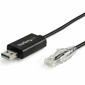 StarTech.com 6 ft / 1.8 m Cisco USB Console Cable - USB to RJ45 Rollover Cable - Transfer rates up to 460Kbps - M/M - Window, M