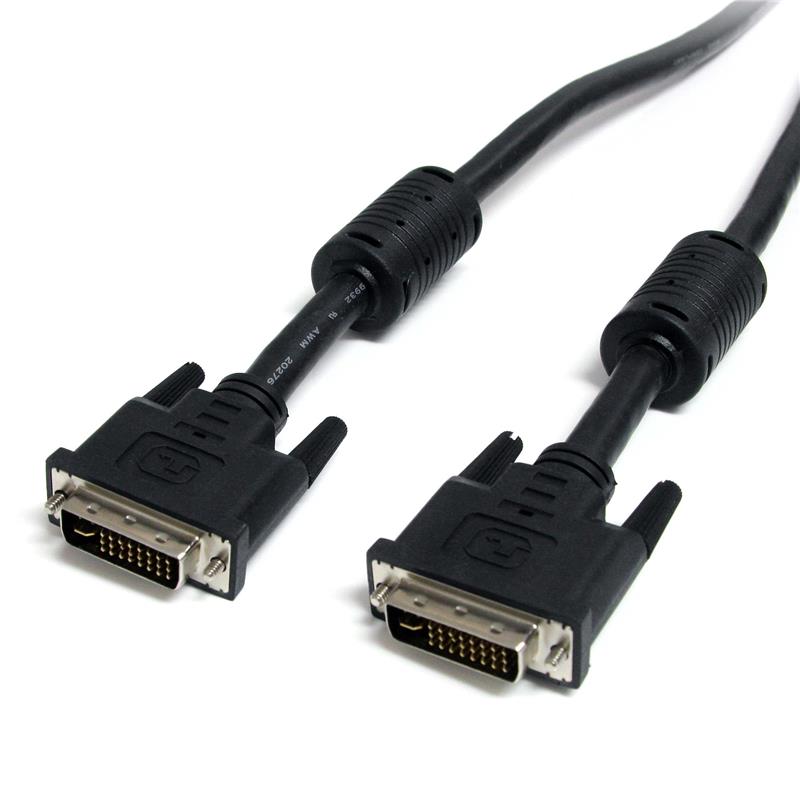 STARTECH DVI-I Dual Link Digital Analog Monitor Cable M/M - 6 ft(Open Box)