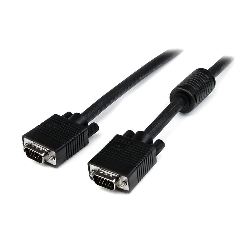 STARTECH Coax High Resolution Monitor VGA Cable, M/M (Black), 35 ft.