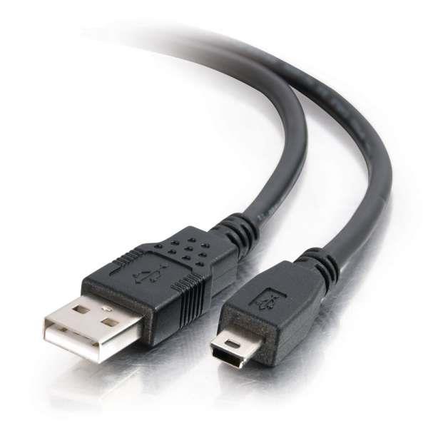 Cables To Go USB Cable - Type A Male - Mini Type B Male - 1m - Black (27329)