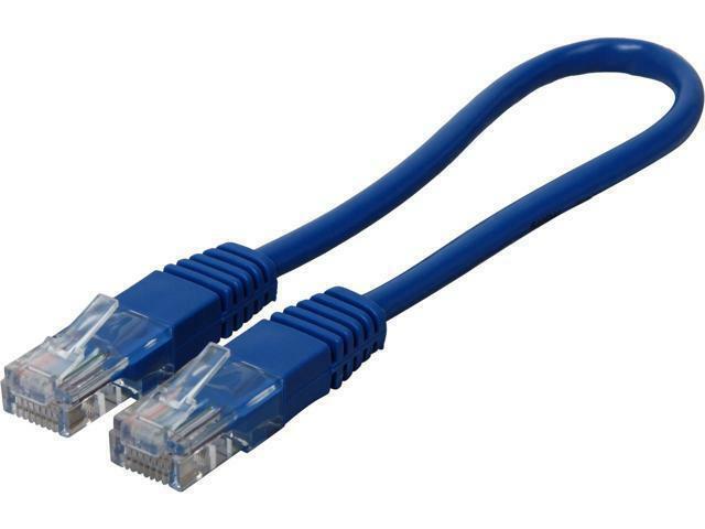 TRIPP LITE Cat5e UTP Patch Cable (Blue) - 1ft. (N002-001-BL)