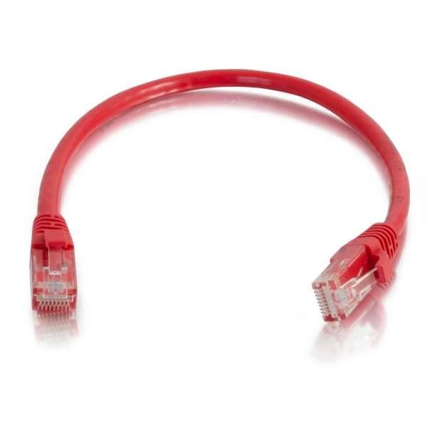 Cables To Go Cat6 Snagless Unshielded (UTP) Ethernet Network Patch Cable - Red 5ft (31345)