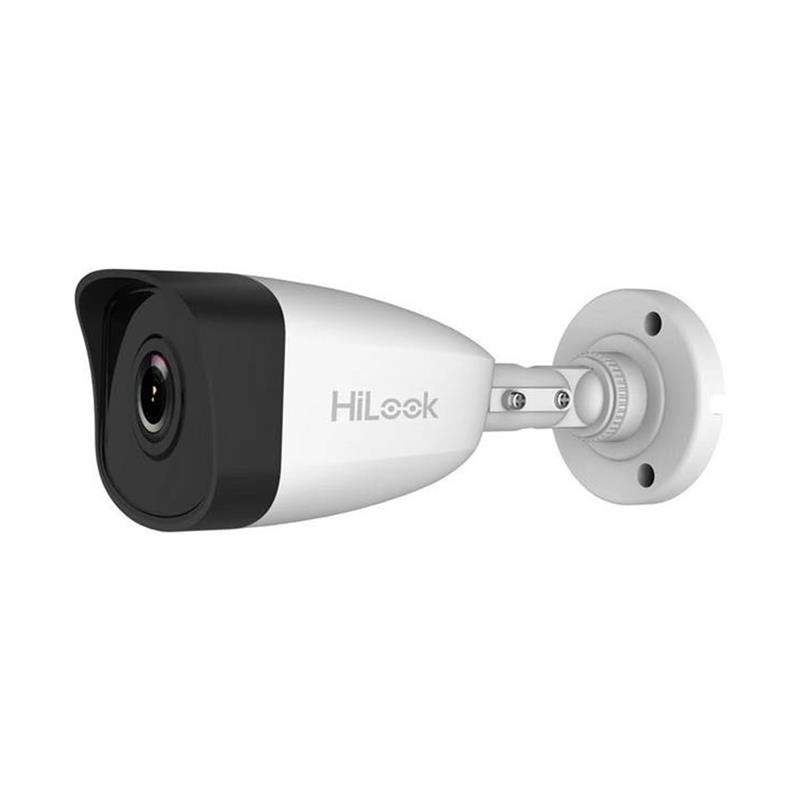 HiLook Outdoor PoE Bullet IP Security Camera, 2K QHD, with True WDR technology, Night Vision up to 100 ft, IP67 weatherproo, (I