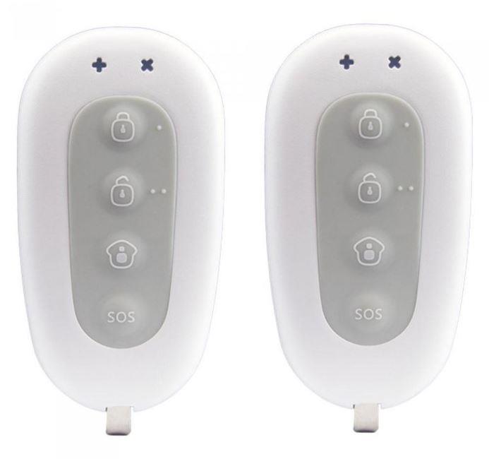 Smanos 2 Pack Remote Control (RE2300) | -Easy to carry around on a keychain or in your pocket or purse | -helps quickly arm or 