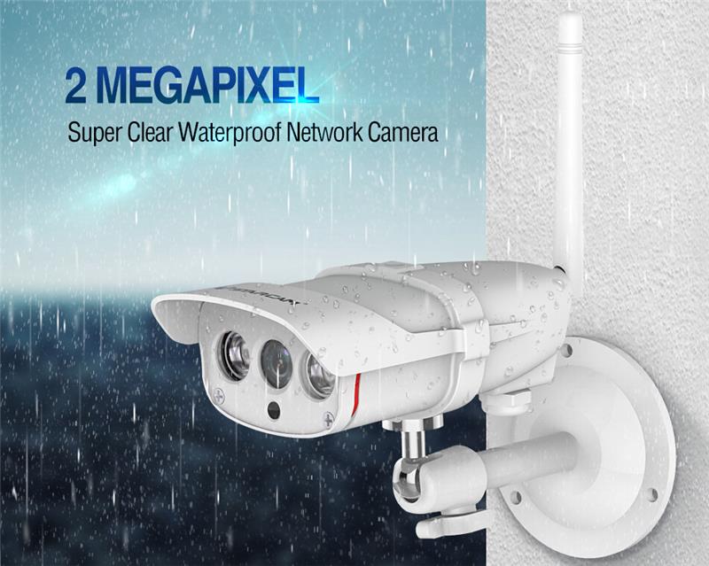 VSTARCAM 2MP 1080P Waterproof IP67 Wireless Outdoor IP Camera - White