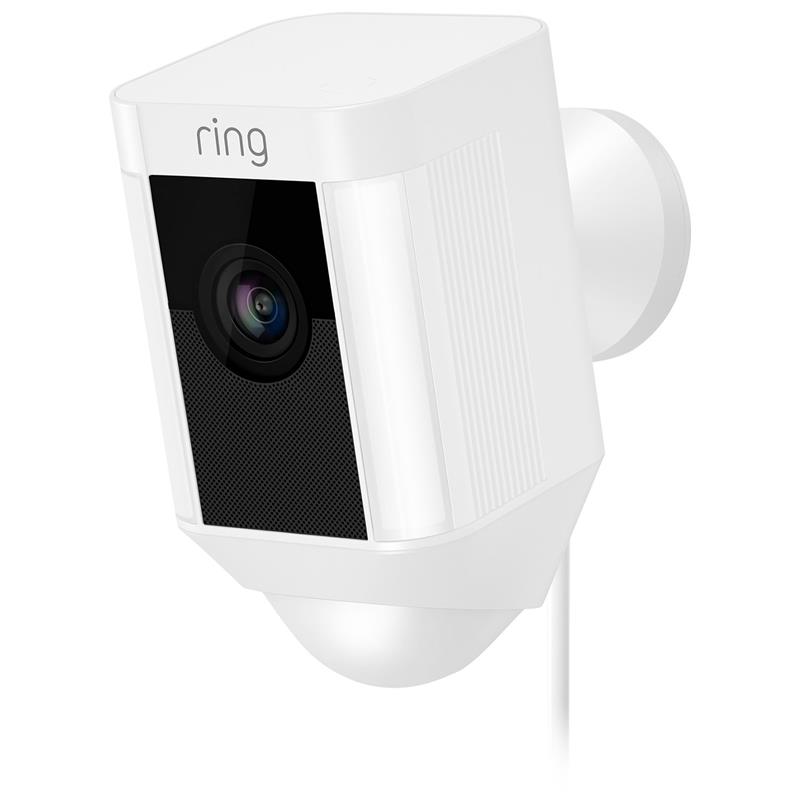 Ring Spotlight Cam Wired HD Security Camera - White