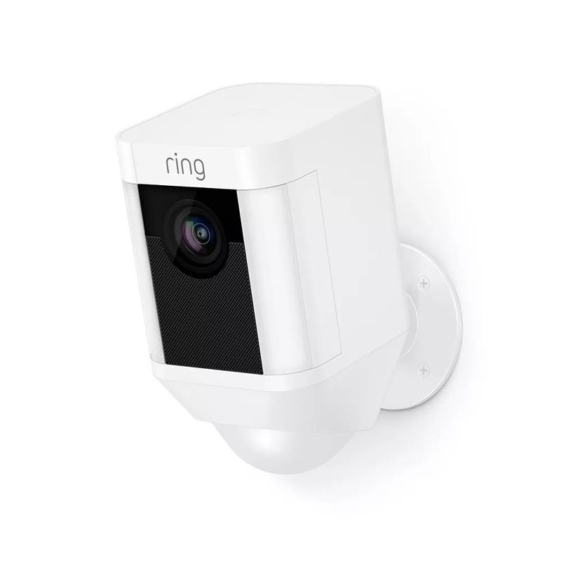 Ring Spotlight Cam Battery HD Security Camera - White