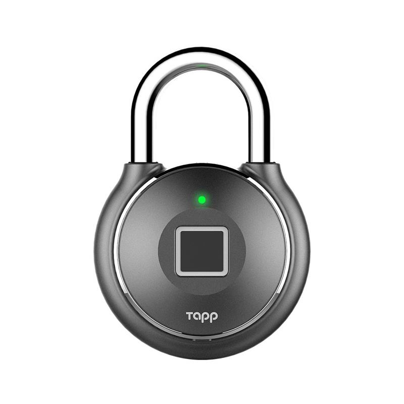 TAPPLOCK One Security Lock with Fingerprint Scanner (Gun Metal)