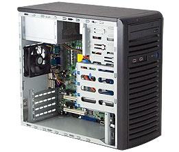 SUPERMICRO SuperChassis 731i-403B Mini-Tower – Black