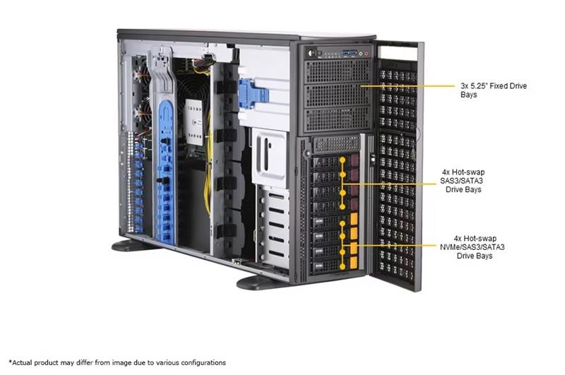 Supermicro SYS-740GP-TNRT SuperServer Full-Tower Chassis