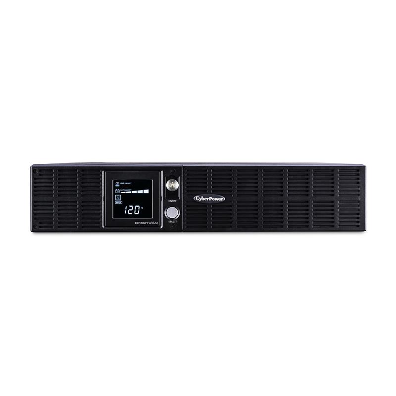 CyberPower OR1500PFCRT2U 1500VA battery-Backup UPS - Rack/Tower PFC Pure sinewave (OR1500PFCRT2U) - 8x NEMA 5-15R (Item is heav