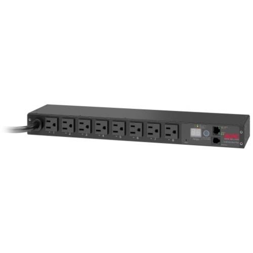 APC 8-Outlet 1U Rackmount PDU - Switched 15A 100/120V NEMA 5-15P - 8 x NEMA 5-15R (AP7900B)