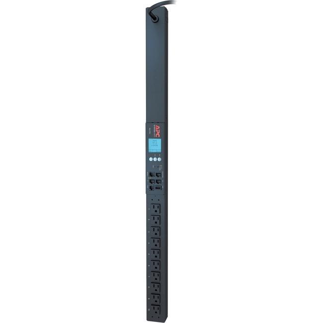 APC 10-Outlet 1U Rackmount PDU - Metered 15A 100/120V NEMA 5-15P - 10x  NEMA 5-15R (AP8831) *Horizontal/Vertical